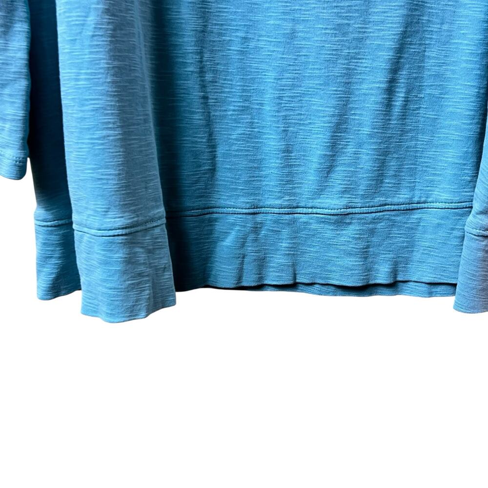 J Jill Long Sleeve Boat Neck Tunic XL 100% Pima Cotton (2925) - Picture 4 of 4